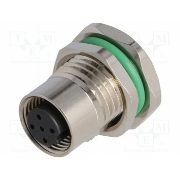 Гнездо m12 BULGIN PXMBNI12RPF05BPCM16