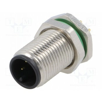 Гнездо m12 BULGIN PXMBNI12RPM03APCM12
