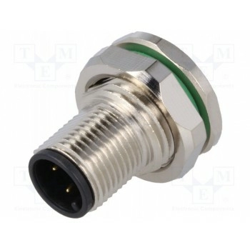 Гнездо m12 BULGIN PXMBNI12RPM03APCPG9