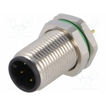 Гнездо m12 BULGIN PXMBNI12RPM04APCM12