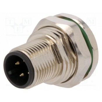 Гнездо m12 BULGIN PXMBNI12RPM04APCM16