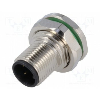Гнездо m12 BULGIN PXMBNI12RPM04APCPG9