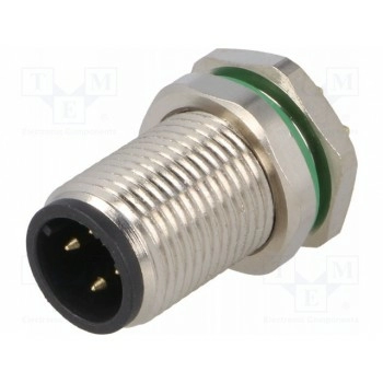 Гнездо m12 BULGIN PXMBNI12RPM04DPCM12