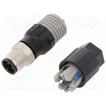 Вилка m12 PHOENIX CONTACT SACC-M12MS-4QO-0,75-M 1641785