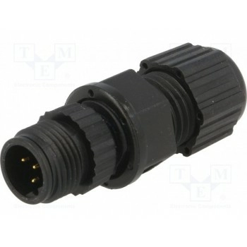 Вилка m12 AMPHENOL SBP-05BMMA-SL8001