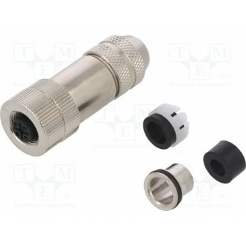 Вилка m12 DEGSON ELECTRONICS SM12-PVZ-A4W-1