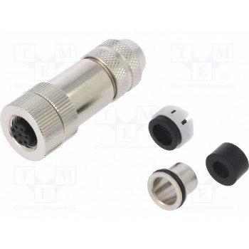 Вилка m12 DEGSON ELECTRONICS SM12-PVZ-A8W-1