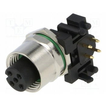 Гнездо m12 DEGSON ELECTRONICS SR-M12A-04P-FF-SF7003-00B(H)