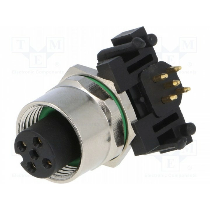 Гнездо m12 DEGSON ELECTRONICS SR-M12A-05P-FF-SF7003-00A(H) (SM12-S7C-A5L-0)
