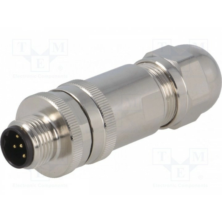 Вилка m12 TE Connectivity T4111412051-000 (T4111412051-000)
