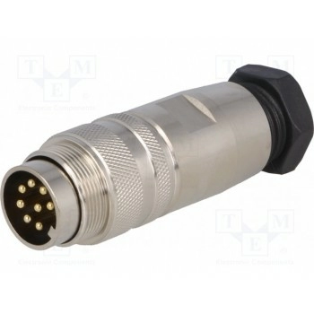 Разъем m16 "папа" BULGIN PXMBNI16FIM08ASC