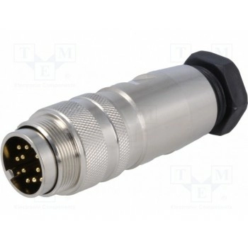 Разъем m16 "папа" BULGIN PXMBNI16FIM12ASCPG9
