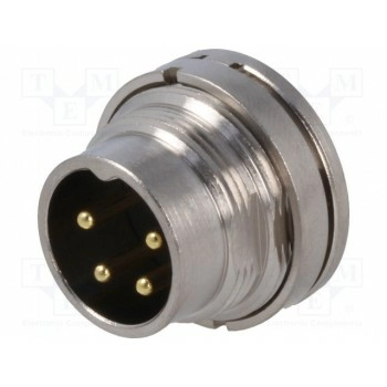 Разъем m16 "папа" BULGIN PXMBNI16RPM04ASC