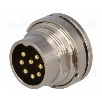 Разъем m16 "папа" BULGIN PXMBNI16RPM08ASC