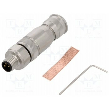 Разъем m8 "папа" HARTING 21023691301