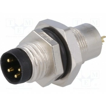Разъем m8 "папа" AMPHENOL LTW8-04PMMS-SH7001