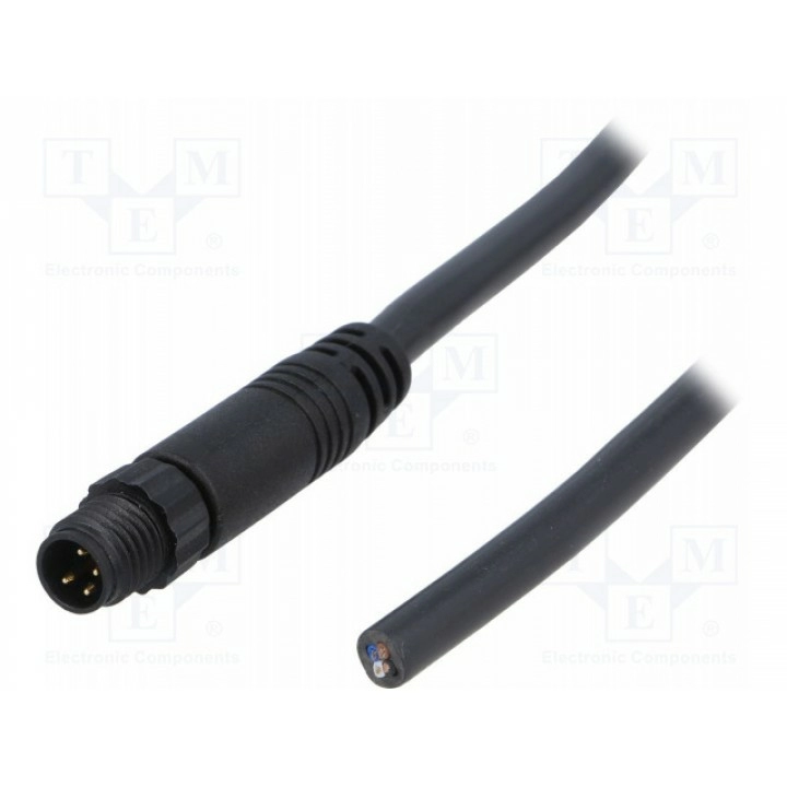 Разъем m8 2м AMPHENOL LTW8P-04AMMM-SL7A02 (8P-04AMMM-SL7A02)