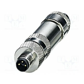 Разъем m8 "папа" PHOENIX CONTACT SACC-M 8MS-3CON-M-0,34-SH 1542884