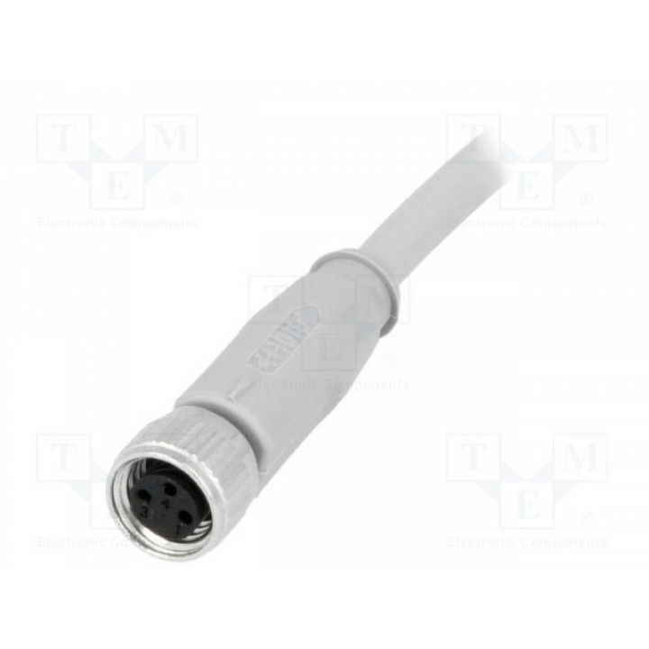 Разъем m8 3м CONEC SAL-8-RK3-3A1 (42-10001)