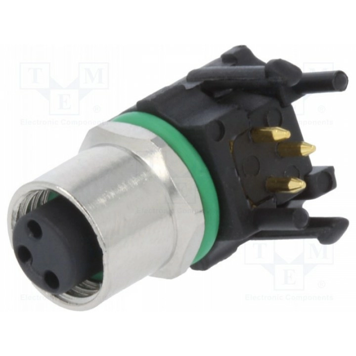 Разъем m8 "мама" DEGSON ELECTRONICS SR-M8A-03P-FF-SF7001-00B(H) (SM8-D52C-A3L-0)