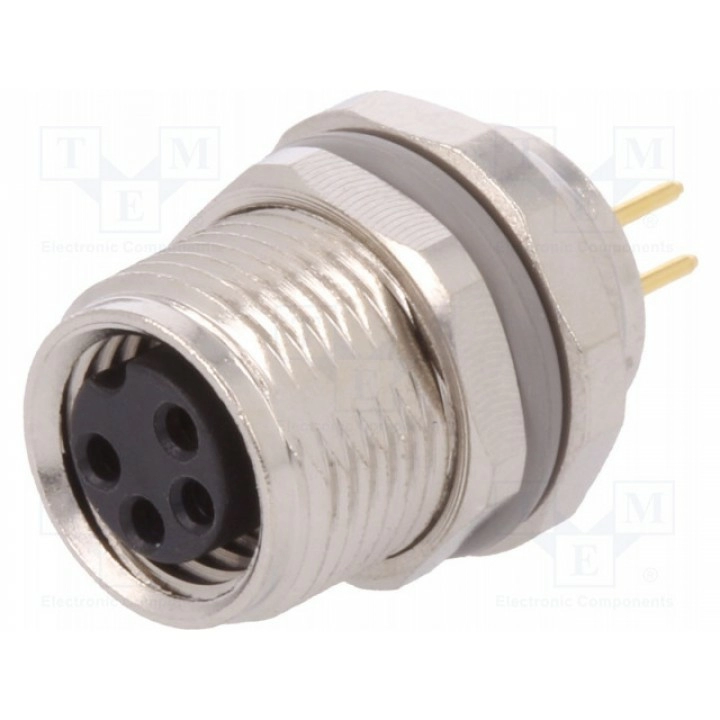 Разъем m8 "мама" TE Connectivity T4041017041-000 (T4041017041-000)