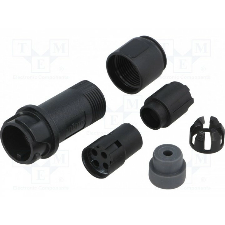 Разъем круглый вилка BULGIN PXP401104S3540 (PXP4011/04S/3540)