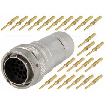Круглый вилка AMPHENOL RT0618-23PNH-K