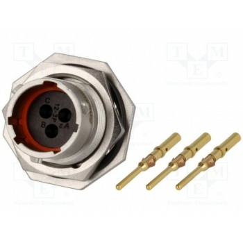 Круглый гнездо,вилка AMPHENOL RT0712-3PNH-K