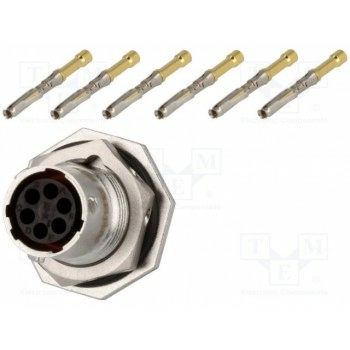 Круглый гнездо,вилка AMPHENOL RT0W710-6SNH-K