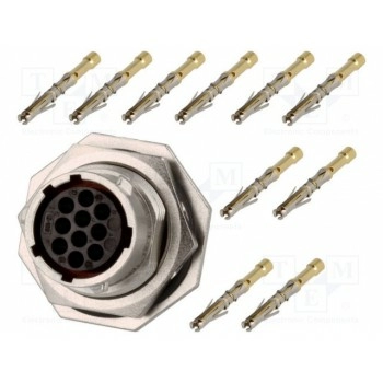 Круглый гнездо,вилка AMPHENOL RT0W712-10SNH-K