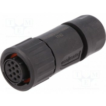 Круглый вилка AMPHENOL RTS6BS12N10S03