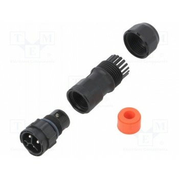 Разъем круглый "папа" AMPHENOL CC-03BMMB-QL8SPP