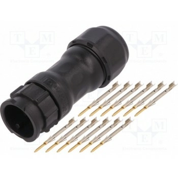 Разъем круглый "папа" AMPHENOL CD-12BMMA-QL8MP0