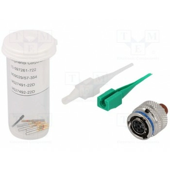 Разъем круглый вилка AMPHENOL MS27473T8F35S