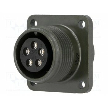 Разъем круглый серия ds/ms AMPHENOL DS3102A14S-5S