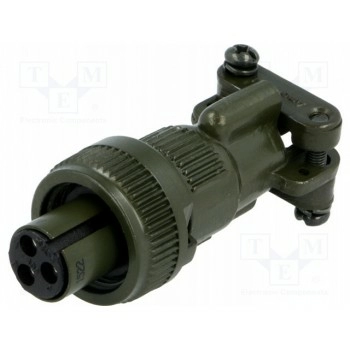 Разъем круглый серия ds/ms AMPHENOL DS3106F10SL-3S