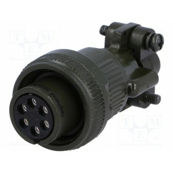 Разъем круглый серия ds/ms AMPHENOL DS3106F14S-6S