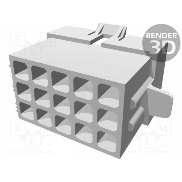 Гнездо, вилка разъем провод-провод/плата MOLEX 19-09-2151 (MX-19-09-2151)