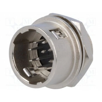 Гнездо разъем круглый HIROSE HR10A-10R-10P(73)