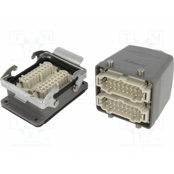 Разъем hdc "папа" + "мама" MOLEX 93603-0107
