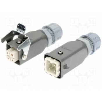 Разъем hdc "папа" + "мама" MOLEX 93608-0390
