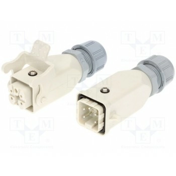 Разъем hdc "папа" + "мама" MOLEX 93608-0393