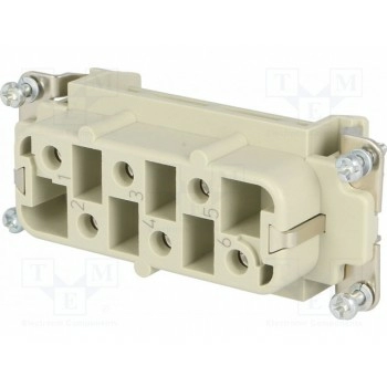 Разъем прямоугольный "мама" HARTING 09310062701