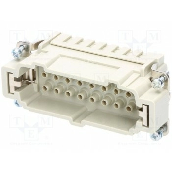 Разъем прямоугольный "папа" HARTING 09332162602