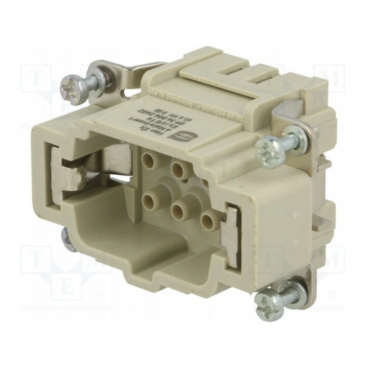Разъем прямоугольный "папа" HARTING 09360062602 (09360062602)