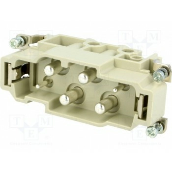 Разъем прямоугольный "папа" HARTING 09380062601