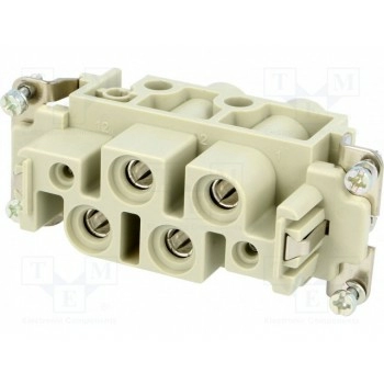 Разъем прямоугольный "мама" HARTING 09380062701