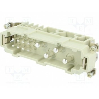 Разъем прямоугольный "папа" HARTING 09380122601