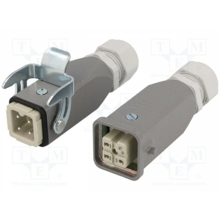 Разъем han "папа" + "мама" HARTING 87848110029 (87848110029)
