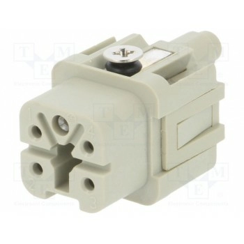 Разъем hdc "мама" TE Connectivity HA-004-F